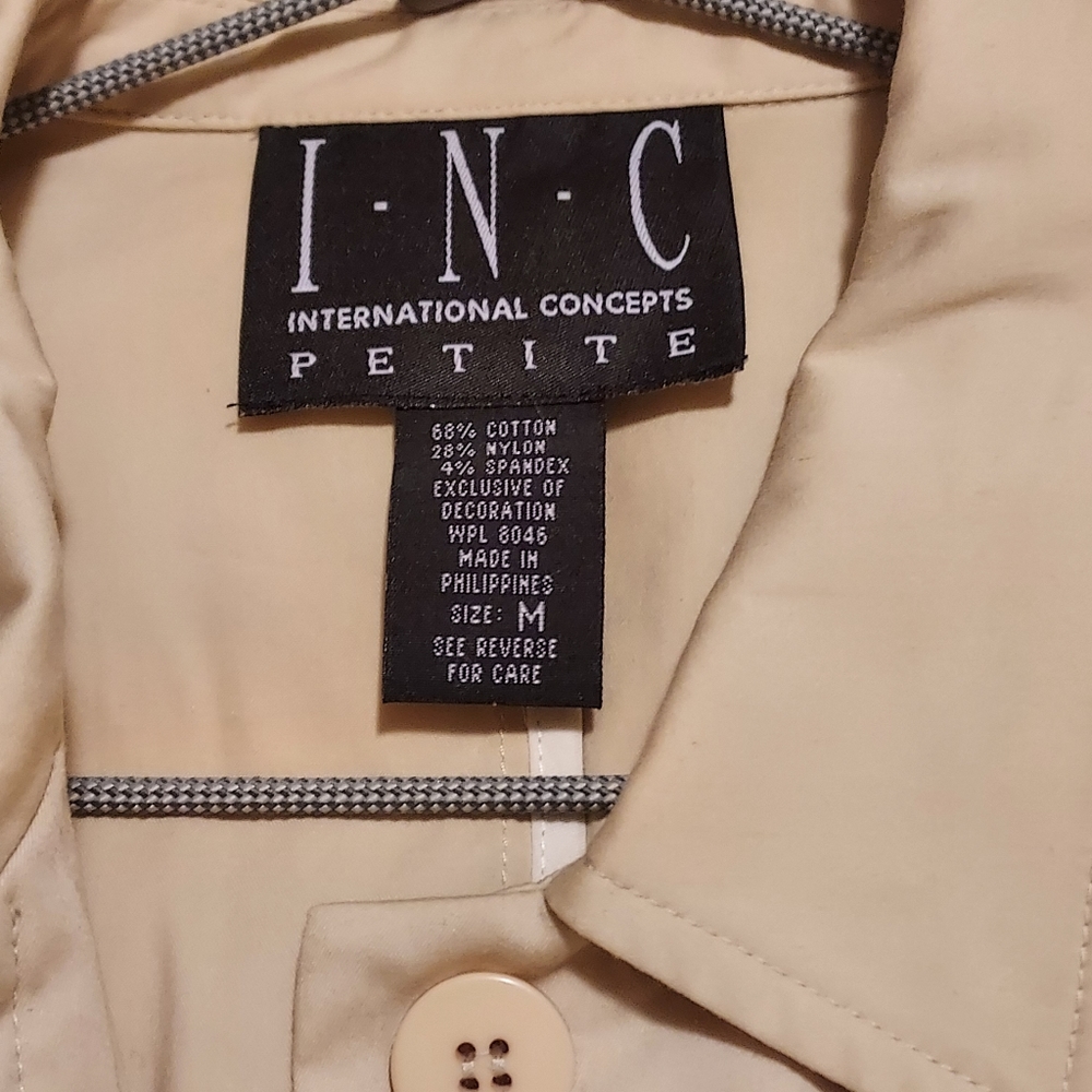 I.N.C. Petite Trench Coat